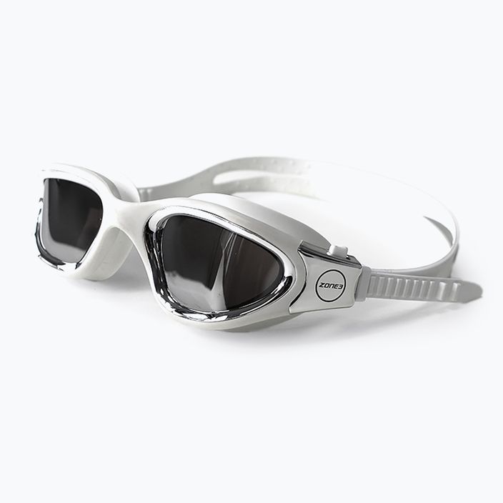 ZONE3 Vapour white/silver swimming goggles 6