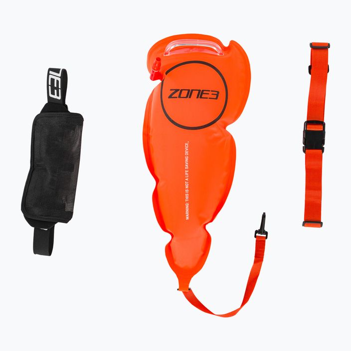 ZONE3 Swim Safety Belt With Tow Float Pouch hi-vis orange 5