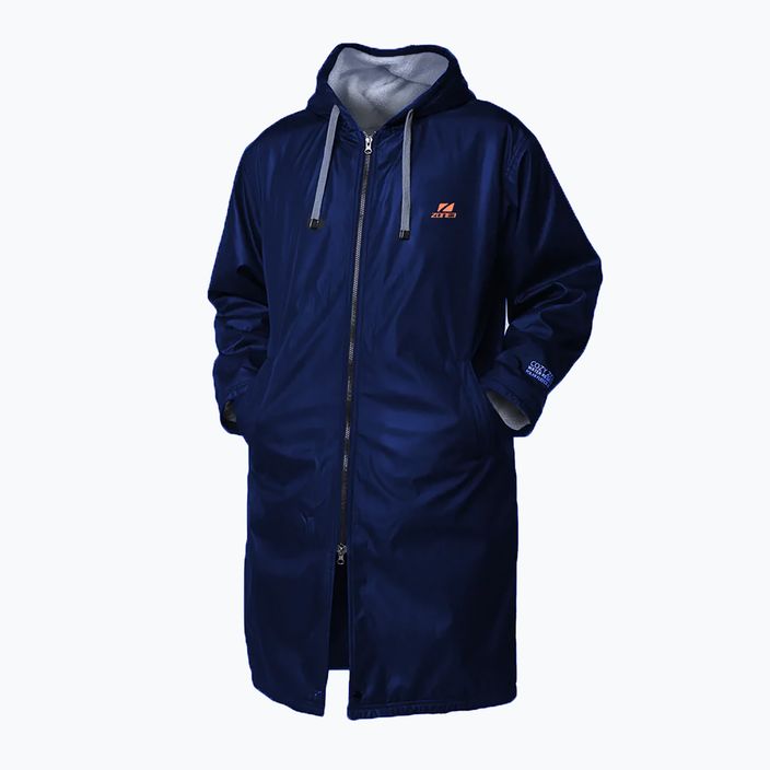 ZONE3 Robe Fleece Parka jacket navy blue CW18UFPJ103 6