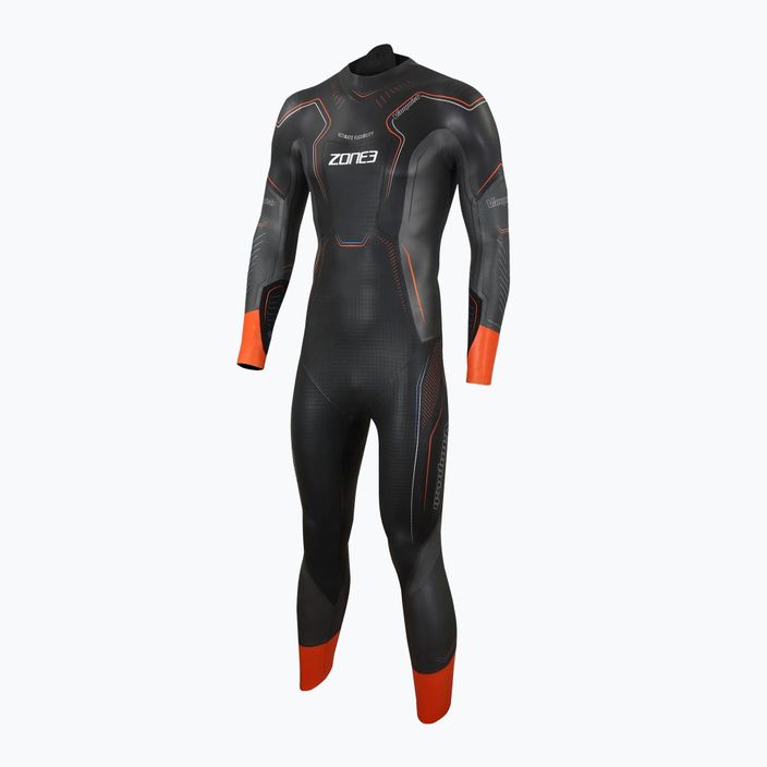 Men's ZONE3 Vanquish triathlon wetsuit black WS19MVAN101 7