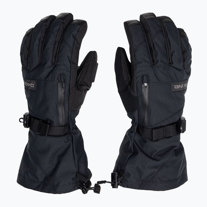 Men's Dakine Leather Titan Gore-Tex Snowboard Gloves Black D10003155 4