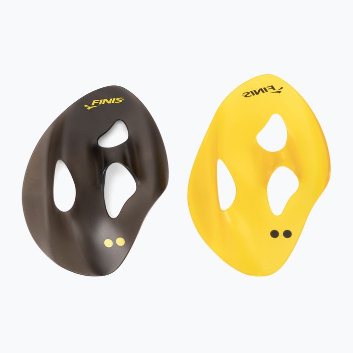 FINIS Iso yellow and black swimming paddles 1.05.033.05 2
