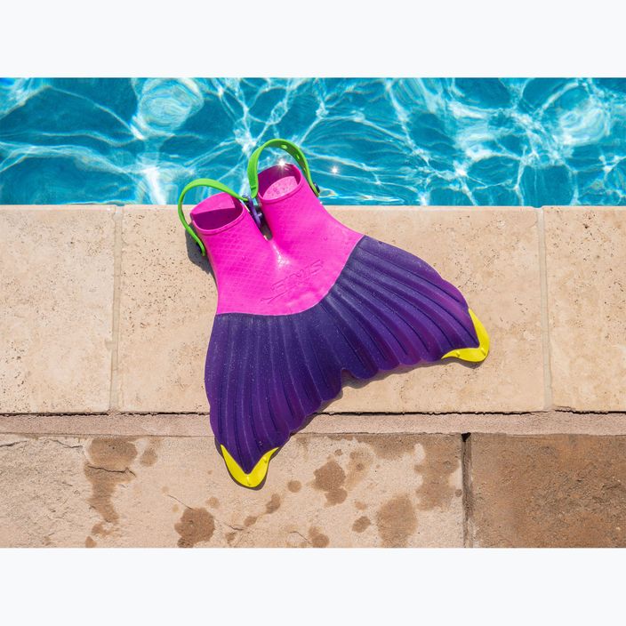 FINIS Mermaid Dream pink/purple swimming mono fins 7