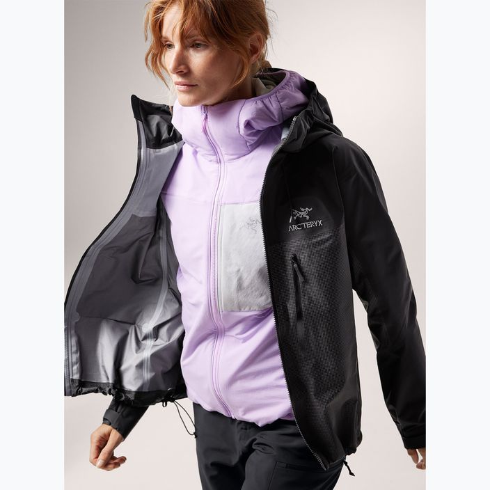 Arc'teryx Alpha women's rain jacket black 3