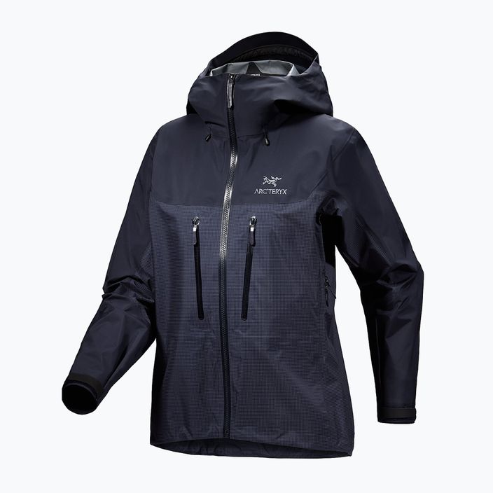 Arc'teryx Alpha black sapphire women's rain jacket 13