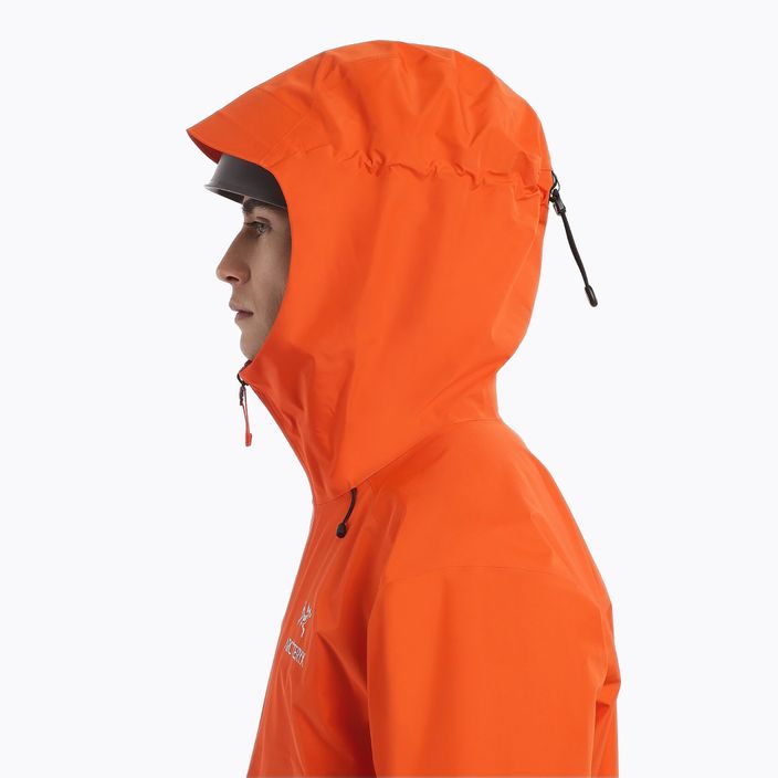 Men's Arc'teryx Beta LT rain jacket orange X000007126014 5