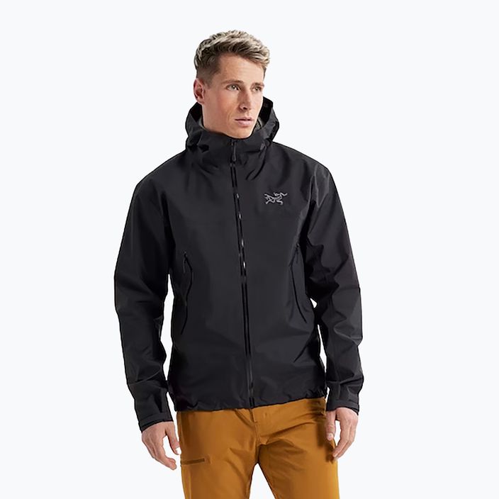 Men's Arc'teryx Beta rain jacket black