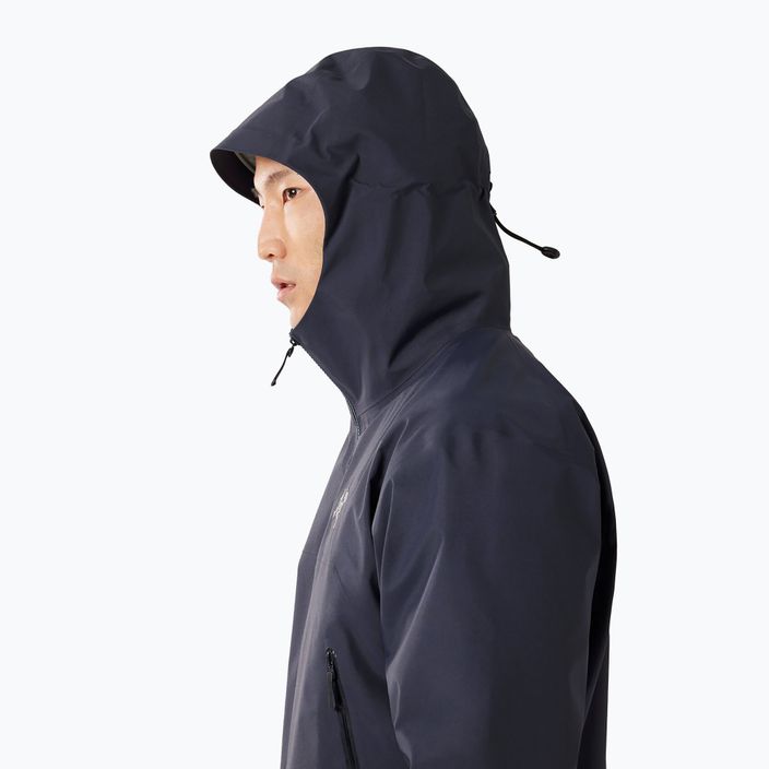 Men's Arc'teryx Beta black sapphire rain jacket 4