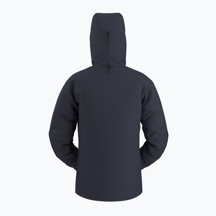 Men's Arc'teryx Beta Insulated rain jacket black sapphire 2