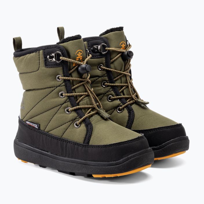 Kamik Luge olive/orange children's trekking boots 4