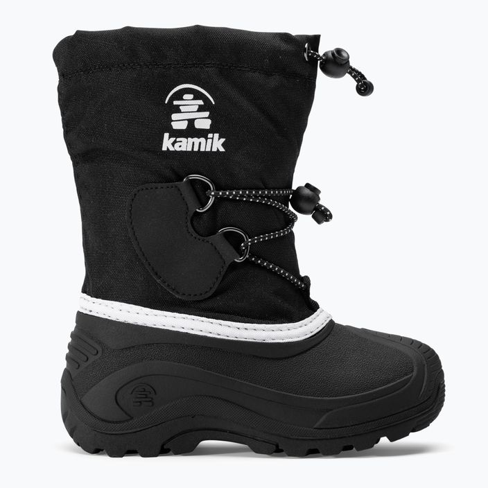Kamik Southpole4 black/white children's trekking boots 2