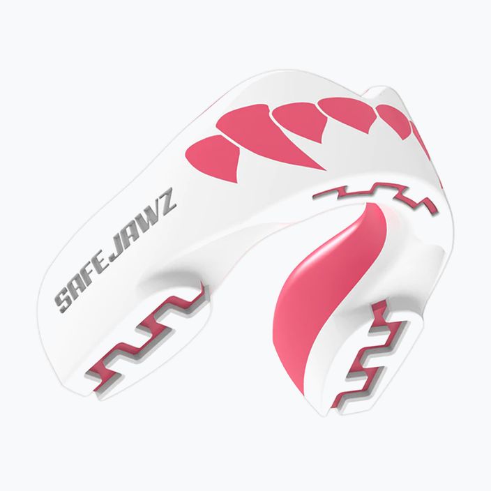 SAFEJAWZ Extro Series white and pink jaw protector SJFANGZPIA 2