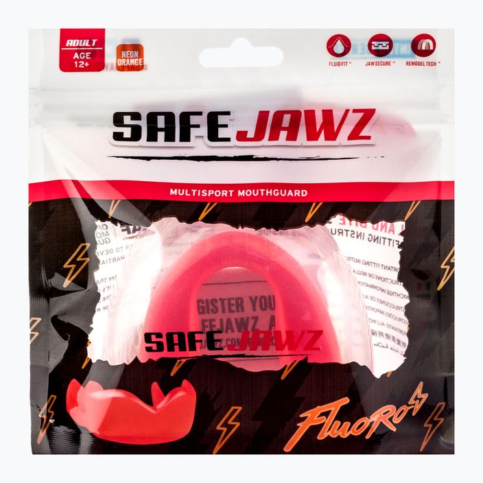 SAFEJAWZ Intro Series orange jaw protector
