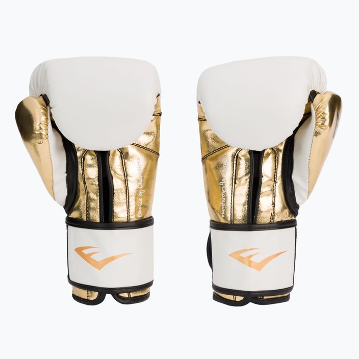 Everlast Powerlock Pu men's boxing gloves white 2200 2