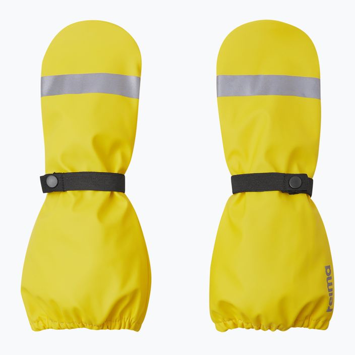 Reima Kura children's rain gloves yellow