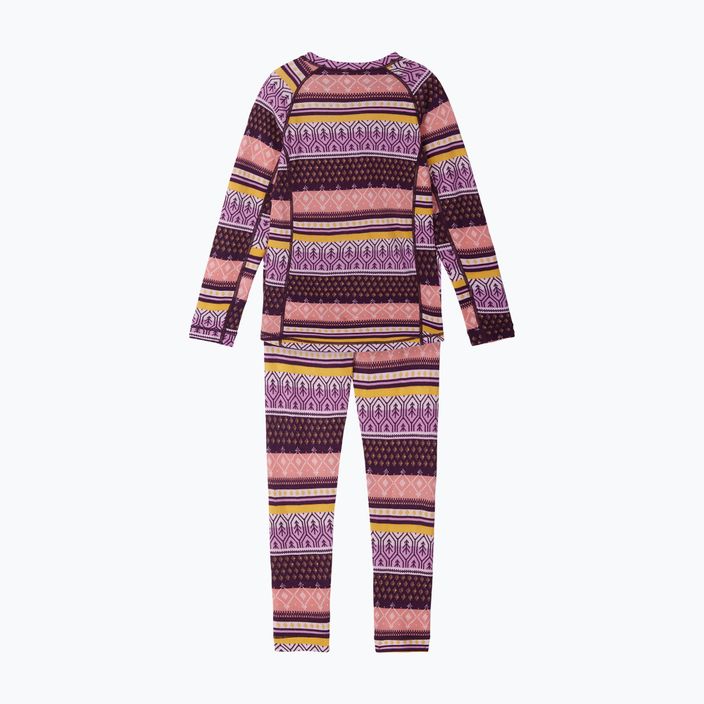 Reima Taitoa deep purple children's thermal underwear set 4