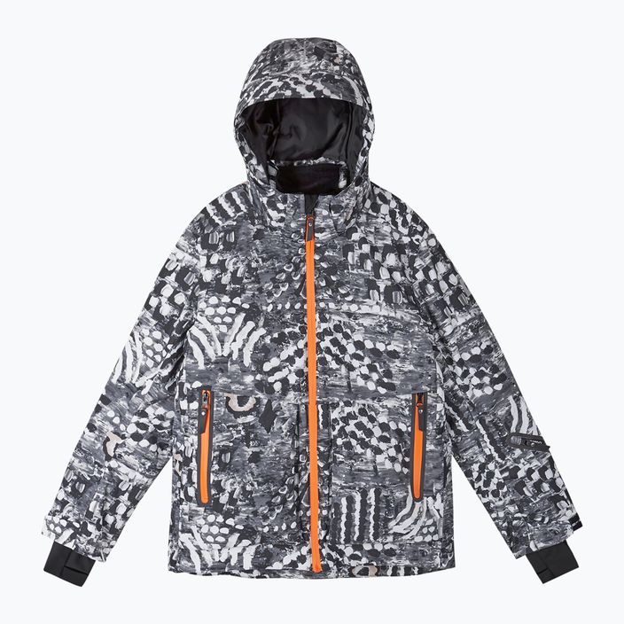 Reima Tirro children's ski jacket white and black 5100075B-9992