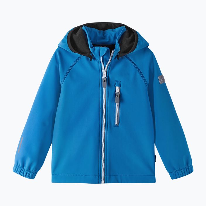 Reima Vantti cool blue children's softshell jacket