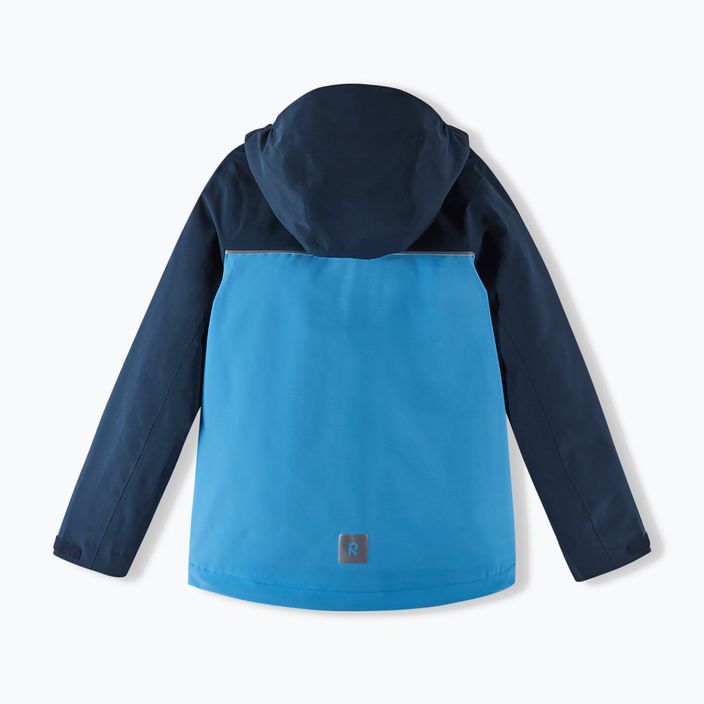 Reima Nivala children's rain jacket blue and navy 5100177A-6390 3