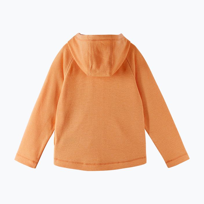 Reima Haave children's fleece hoodie orange 5200120A-2690 3