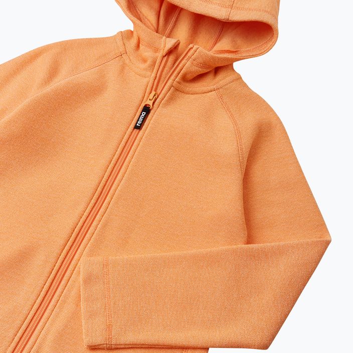 Reima Haave children's fleece hoodie orange 5200120A-2690 4