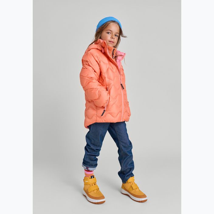 Reima Fossila children's down jacket cantaloupe orange 7