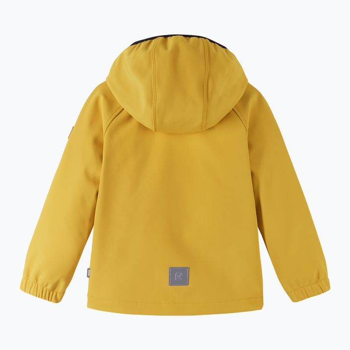 Reima children's softshell jacket Vantti autumun yellow 3