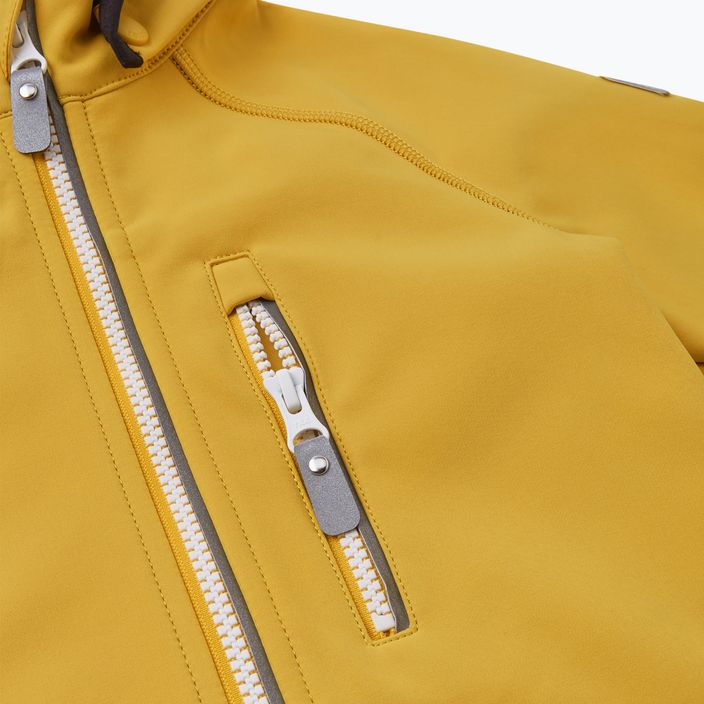 Reima children's softshell jacket Vantti autumun yellow 5