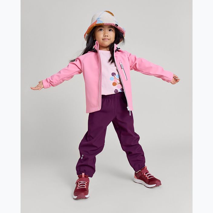 Reima children's softshell jacket Vantti sunset pink 8