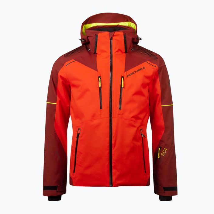 Men's ski jacket Fischer RC4 red 040-0263