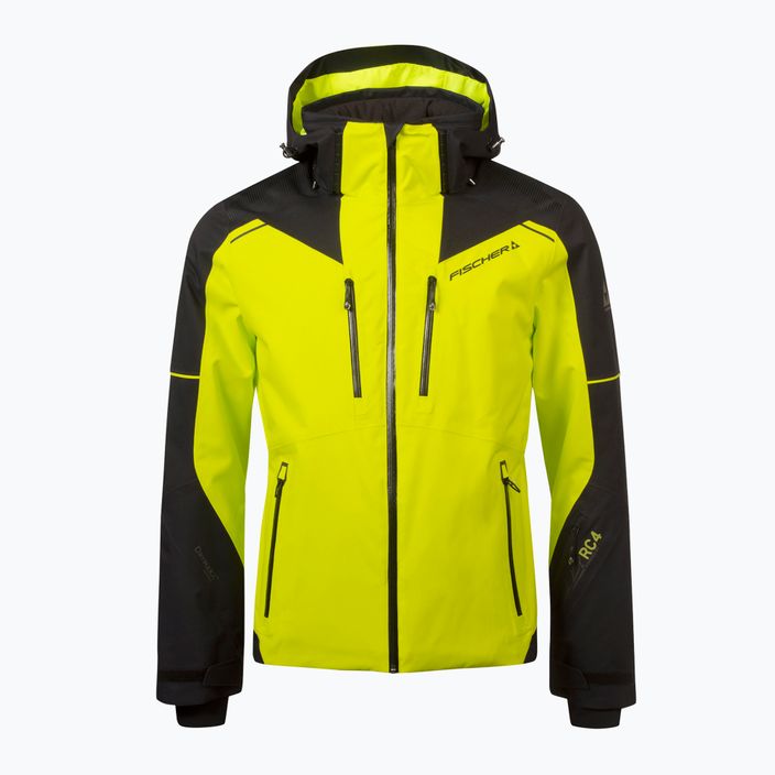 Men's ski jacket Fischer RC4 yellow 040-0263