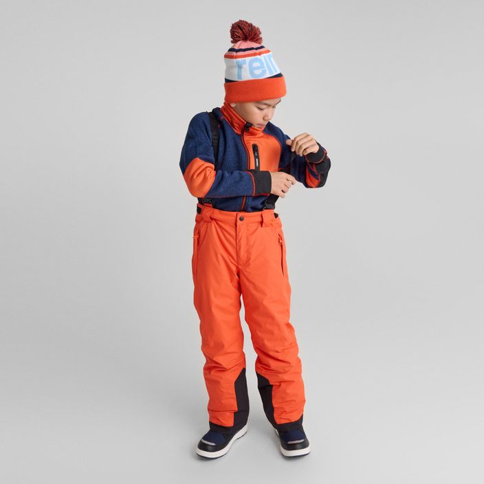 Reima Wingon red orange children's ski pants 8