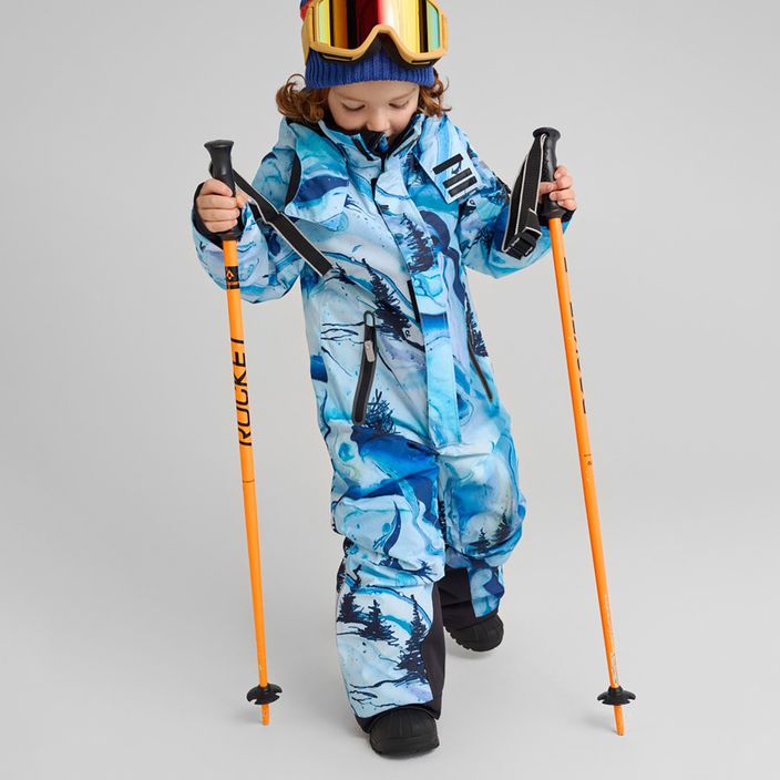 Reima Reach cool blue children's ski suit 13