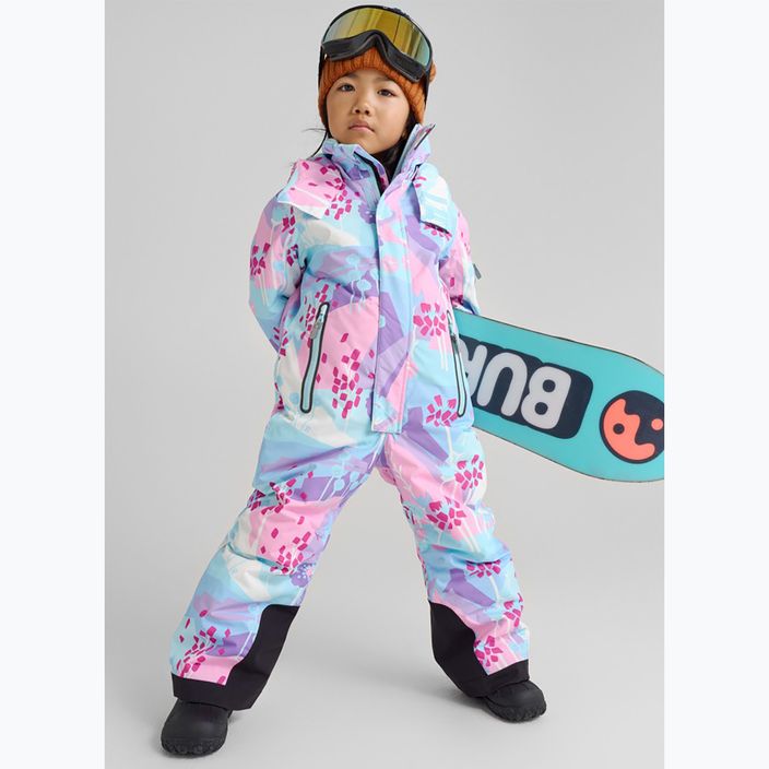 Reima Reach light turquoise children's ski suit 13