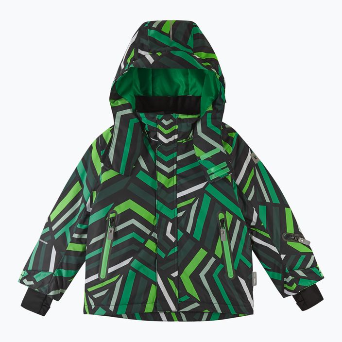 Reima Kairala black/green children's ski jacket