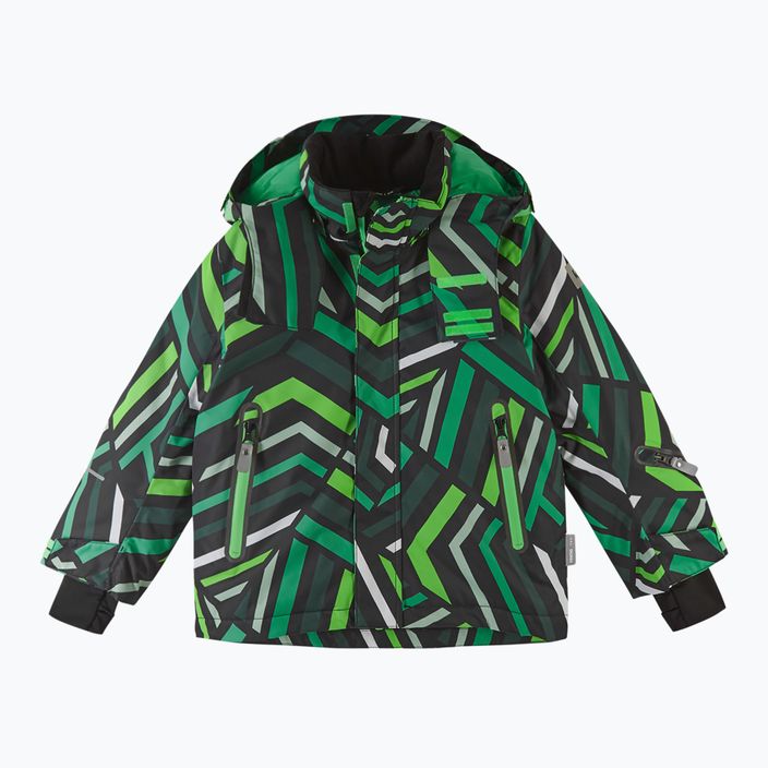 Reima Kairala black/green children's ski jacket 2