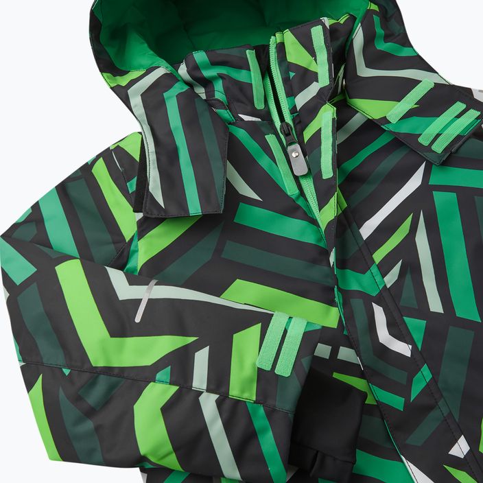 Reima Kairala black/green children's ski jacket 4