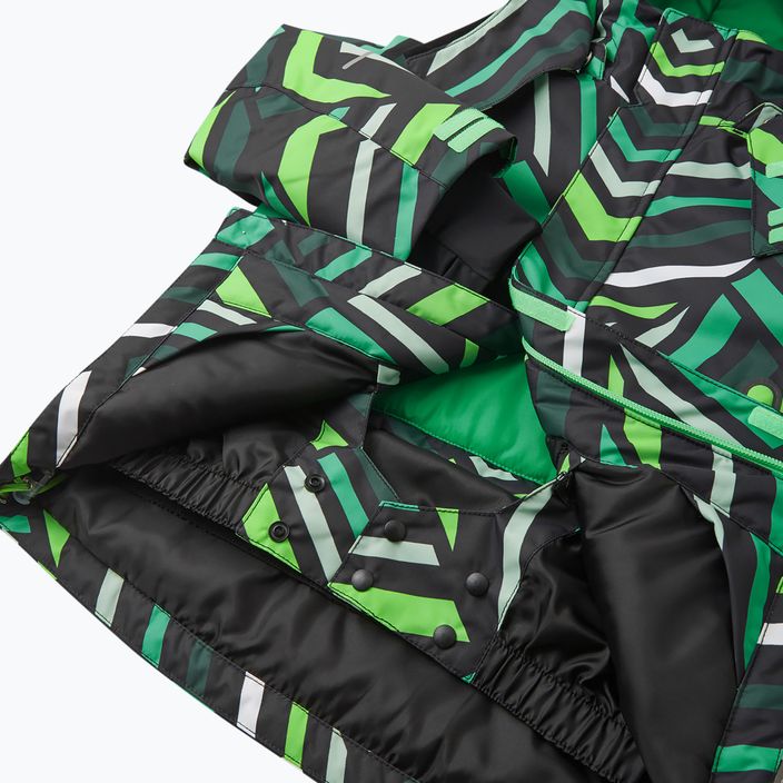 Reima Kairala black/green children's ski jacket 11