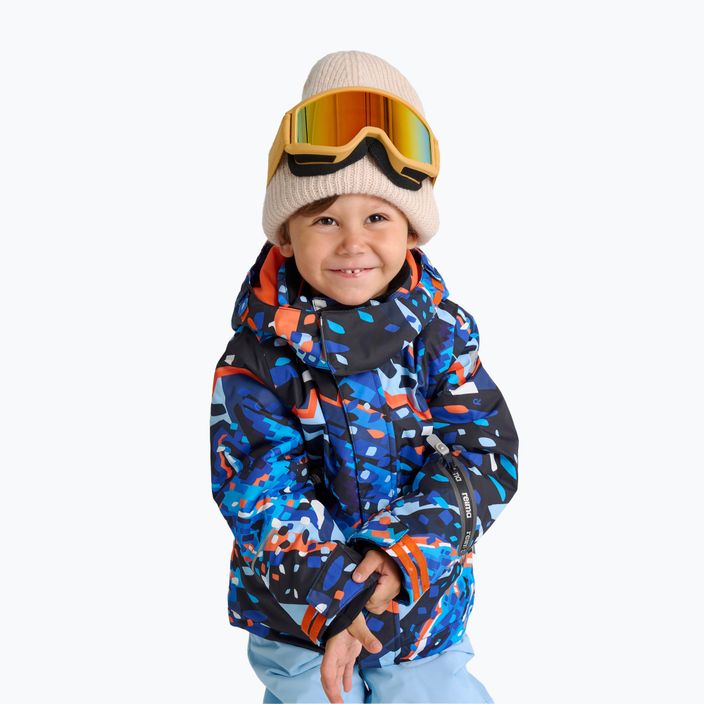 Reima Kairala black/blue children's ski jacket 4