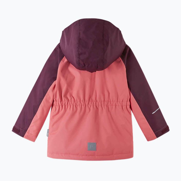 Reima children's ski jacket Salla pink coral 2