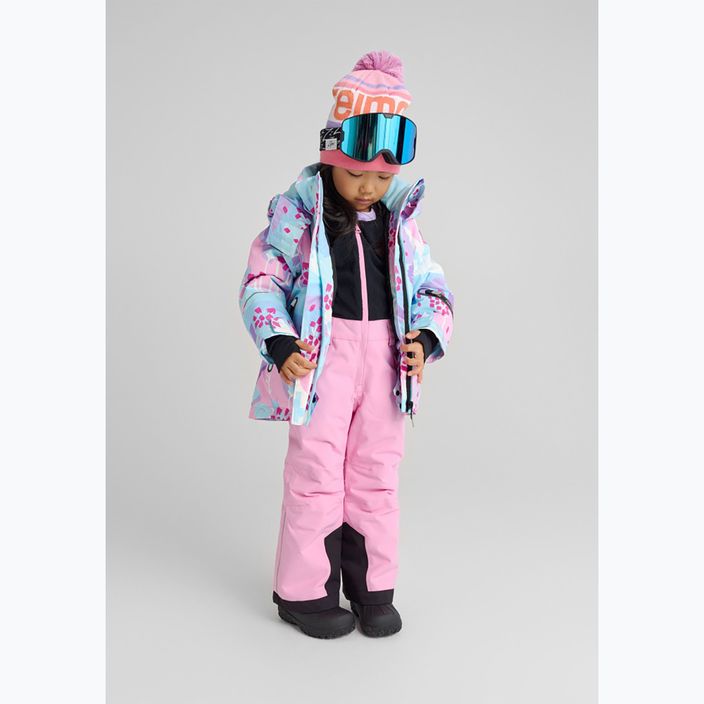 Reima Kiiruna light turquoise children's ski jacket 15