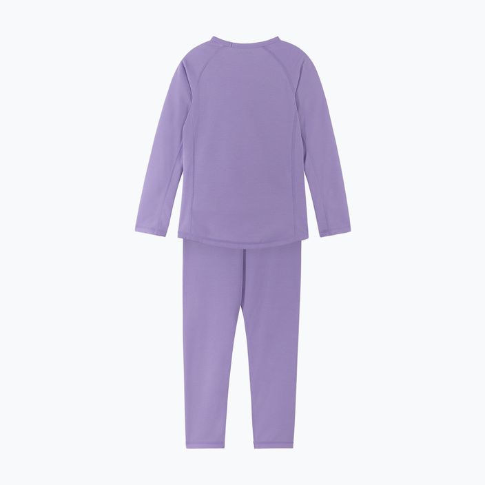 Reima Lani lilac amethyst children's thermal underwear set 2