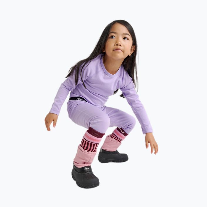 Reima Lani lilac amethyst children's thermal underwear set 11
