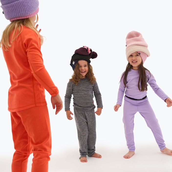 Reima Lani lilac amethyst children's thermal underwear set 14