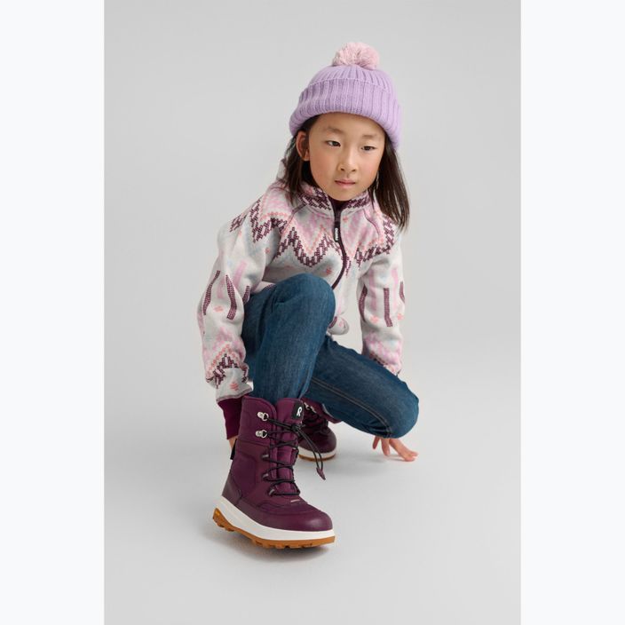 Reima Topsu lilac amethyst children's winter hat 9