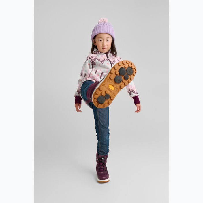 Reima Topsu lilac amethyst children's winter hat 10