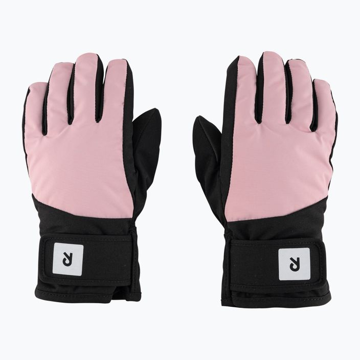 Reima Hanskas children's ski gloves grey pink 3