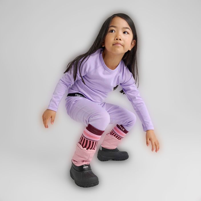 Reima Loskari grey pink children's trekking boots 10
