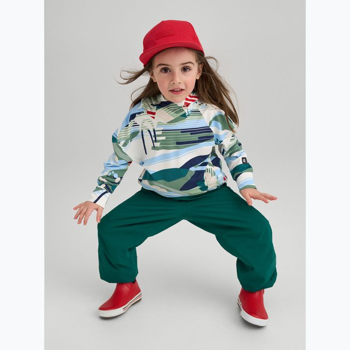 Reima Kaura deeper green children's rain trousers 7