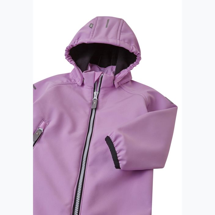 Reima children's softshell jumpsuit Mjosa lilac pink 4